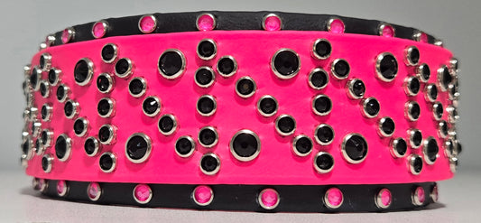 Saw Tooth 1.5" Biothane Dog Collar