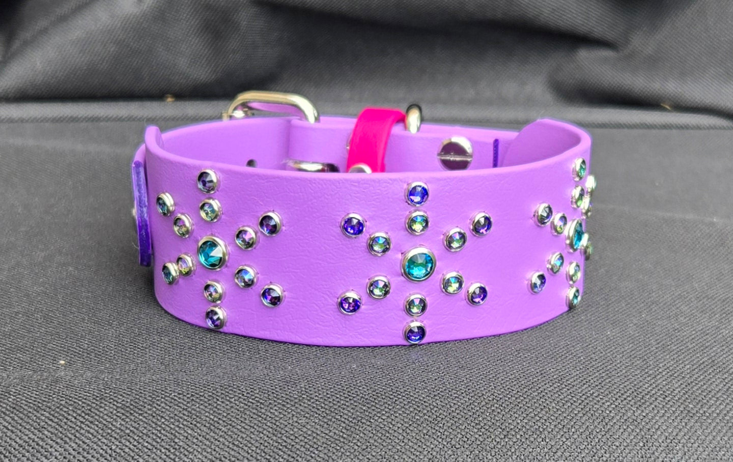 Star Gazing 1.5" Biothane Dog Collar