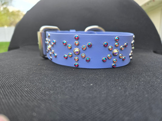 Star Gazing 1.5" Biothane Dog Collar
