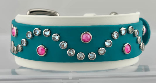 The Wave 1" Biothane Dog Collar